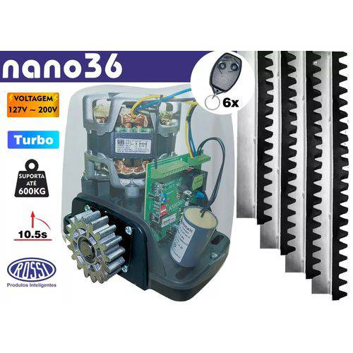 Kit Motor Dz Nano Rossi 1/4 Turbo 4m Crema 06 Controle Rossi