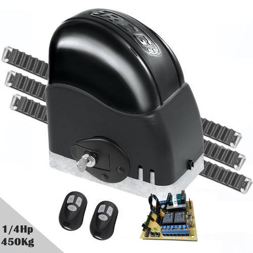 Kit Motor para Portão Eletrônico Deslizante Rcg Slider-AL Maxi 1/4Hp
