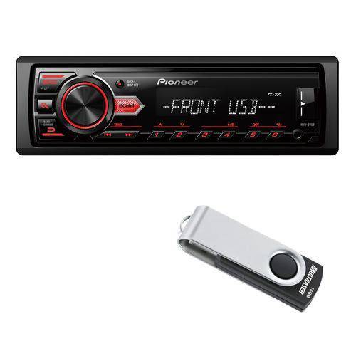 Kit MP3 Player Am/Fm/USB Mvh-98UB Pioneer + Pendrive 16gb