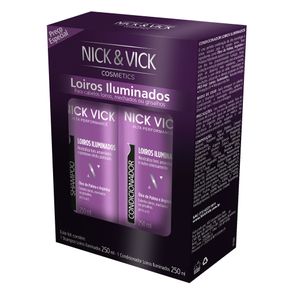 Kit Nick & Vick PRO-Hair Loiros Iluminados (Shampoo e Condicionador) Conjunto