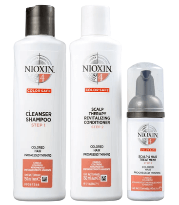 Kit Nioxin System 4 Shampoo 150ml + Condicionador 150ml + Leave-in 40ml