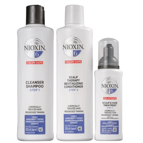 Kit Nioxin System 6 Shampoo 300ml + Condicionador 300ml + Leave-in 100ml