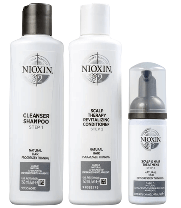 Kit Nioxin System 2 Shampoo 150ml + Condicionador 150ml + Leave-in 40ml