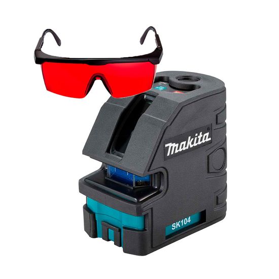 Kit Nível Autonivelante SK104Z - Makita + Óculos à Laser 1608M0005B - Bosch