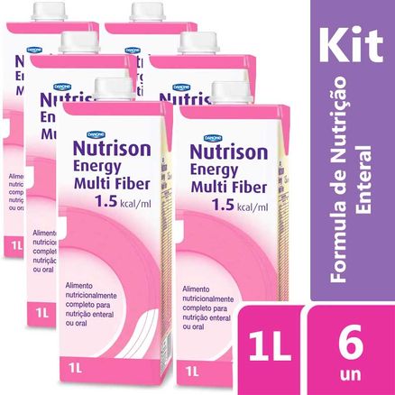 Kit Nutrison Energy Multi Fiber 1.5 1L 6 Unidades