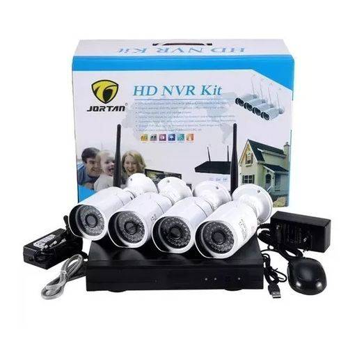 Kit Nvr 4 Câmeras 36 Leds Wi-fi Full Hd 1080p Infravermelho Sem Fio