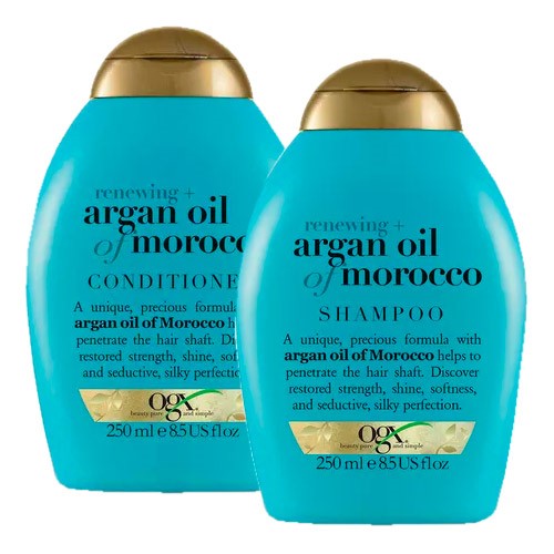 Kit Ogx Argain Oil Of Morrroco Shampoo + Condicionador 250ml