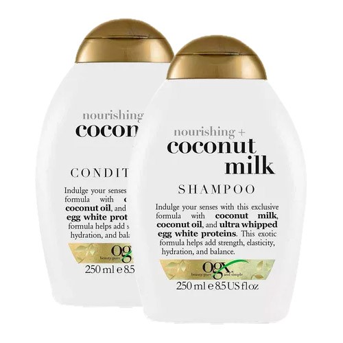 Kit Ogx Coconut Milk Shampoo + Condicionador 250ml