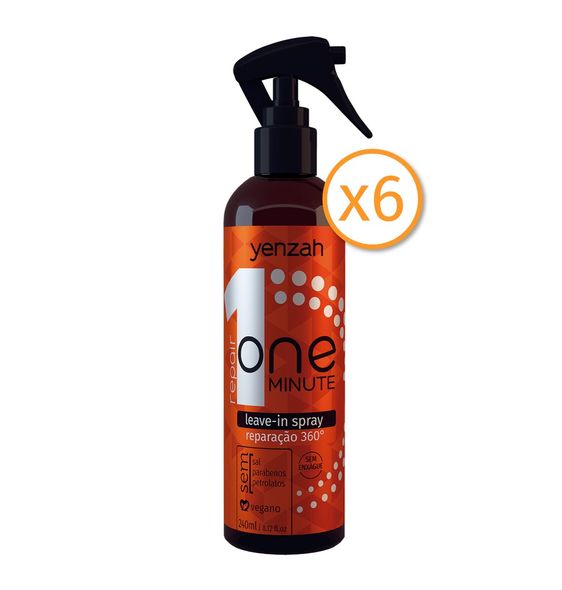 Kit One Minute - Leave-in Spray 240ml - 6 UNID