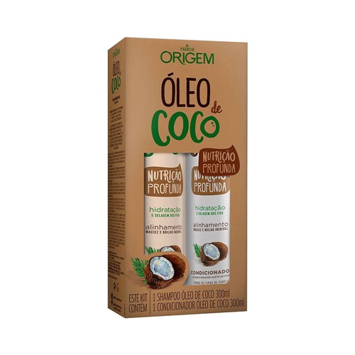 Kit Origem Shampoo + Condicionador Óleo de Coco 300ml 300ml