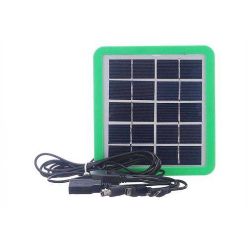 Kit Painel Solar Carregador Portatil Universal Power Bank com Usb para Celulares, Cameras, Tablets,