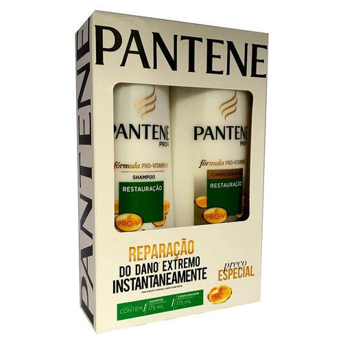 Kit Pantene Shampoo + Condicionador Restauração