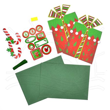 Kit para Cartão Toke e Crie - Presentes de Natal