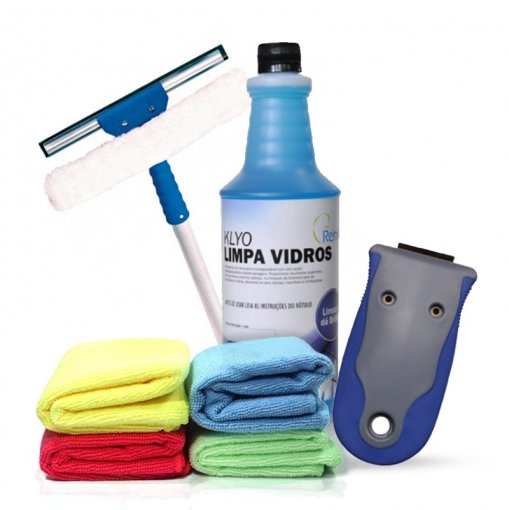 Kit para Limpeza de Vidros Basic