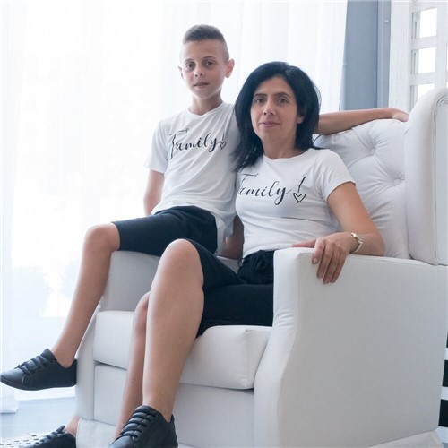 Kit 2 Peças T-shirt Family Mãe e Filho
