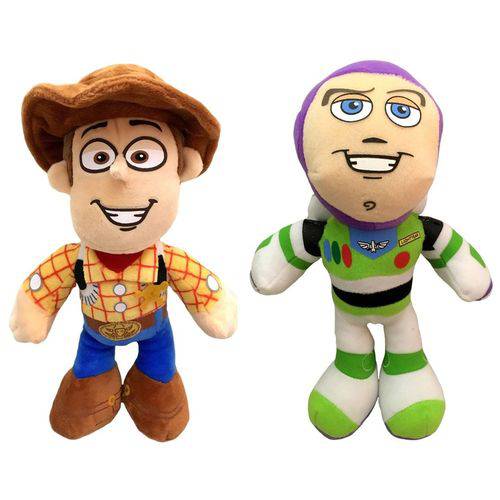 Kit Pelúcias Toy Story Disney Candide : Woody e Buzz