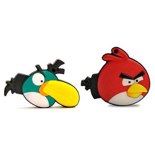 Kit Pen Drive Angry Birds Verde +Vermelho