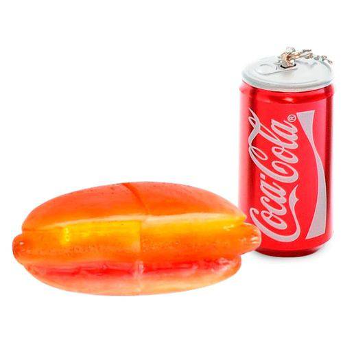 Kit Pen Drive Cachorro Quente + Lata Coca