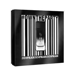 Kit Perfume 212 VIP Men Black Eau de Parfum 100ml + Shower Gel 100ml