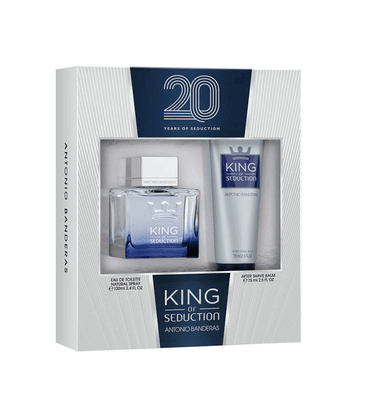 Kit Perfume Antonio Banderas King Of Seduction Masculino Eau de Toilette 100ml + Pos Barba 75ml