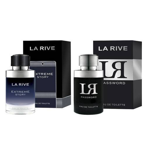 Kit Perfume Extreme Story 75ml + LR Password 75ml La Rive