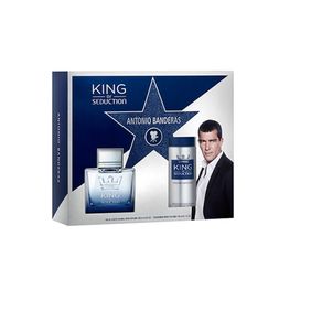 Kit Perfume King Of Seduction Masculino Eau de Toilette 100ml + Desodorante 150ml