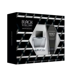 Kit Perfume Seduction In Black Masculino Eau de Toilette 100ml + After Shave 75ml