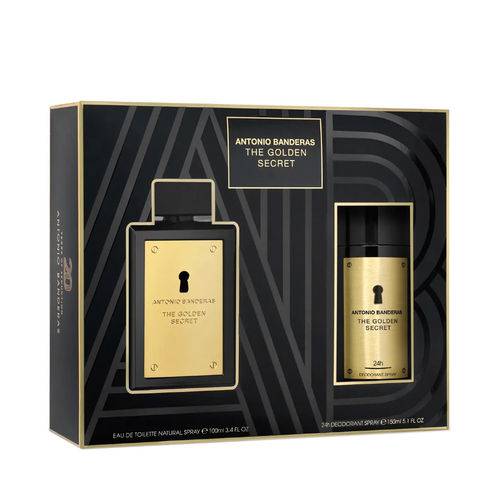 Kit Perfume The Golden Secret Masculino Eau de Toilette 100ml + Desodorante 150ml