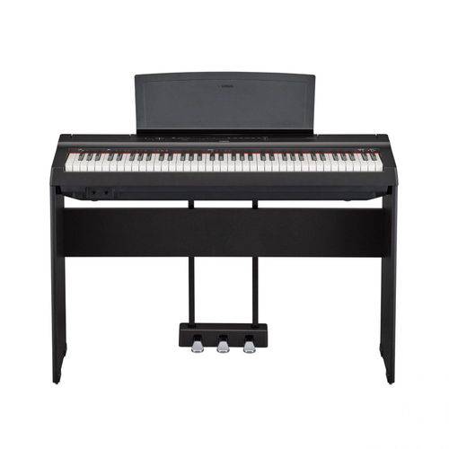 Kit Piano Digital P121b Preto Yamaha + Acessórios
