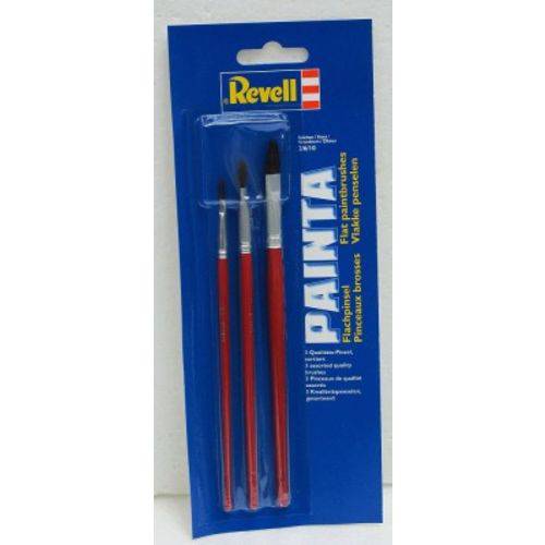 Kit Pinceis Revell Alemã - 3 Unidades - Pincel 29610 - REVELL ALEMA