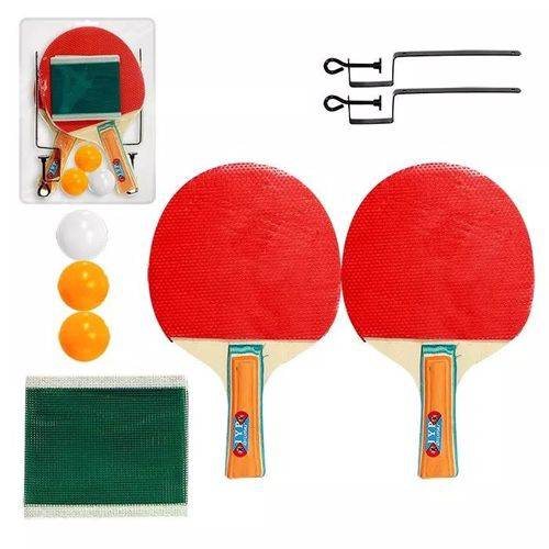 Kit Ping Pong Tênis de Mesa Raquetes Rede Bolinhas Completo