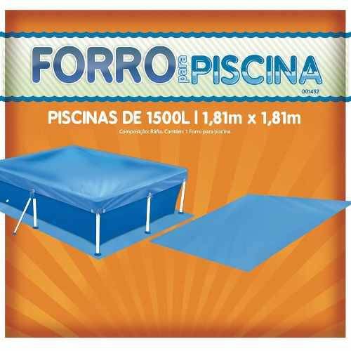 Kit Piscina 1500 Litros + Capa + Forro Estruturada - Mor