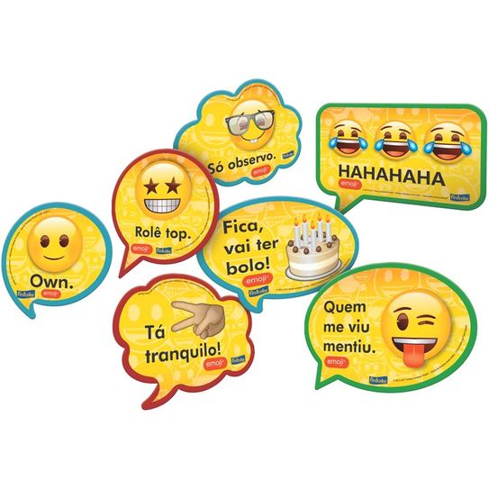 Kit Placas - Emoji - Festcolor