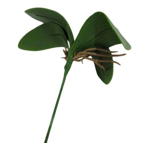 Kit Plantas Artificiais 5 Hastes de Folhas de Orquídeas