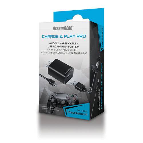 Kit Play & Charge Pro DreamGEAR para Controle - PS4