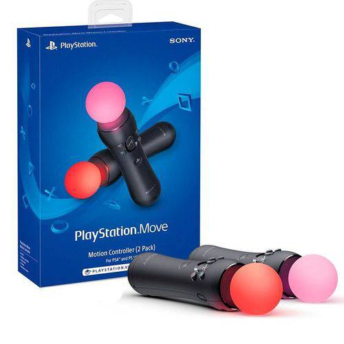 Kit Playstation Move Motion Dual Pack - Ps4 e Ps Vr