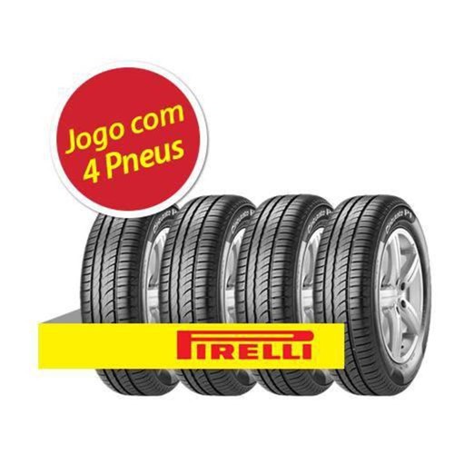 Kit Pneu Aro 14 Pirelli 185/65r14 Cinturato P1 86t 4 Unidades