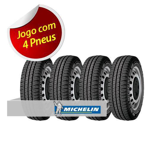 Kit Pneu Aro 15 Michelin 205/70r15 Agilis 106/104r 4 Unidades