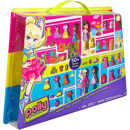 Kit Polly Pocket 4 Amigas Fashion CFM24 - Mattel