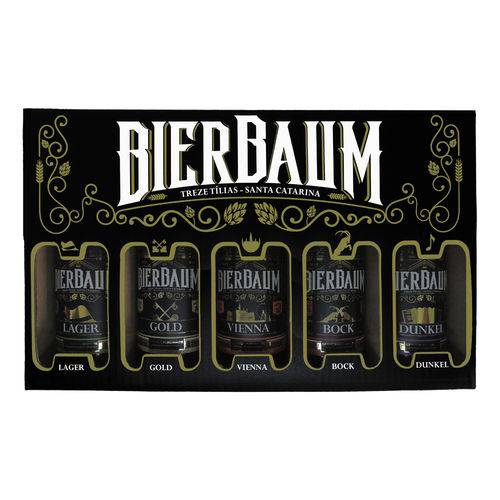 Kit Presente Cervejaria Bierbaum com 5 Cervejas 600ml Cada