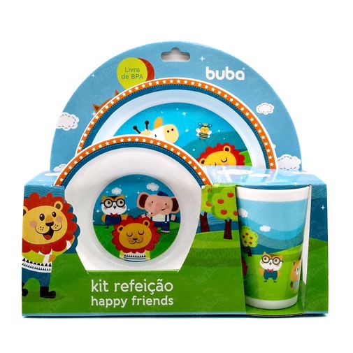 Kit Refeição Happy Friends - Buba