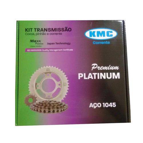 Kit Relação Kmc/maxx Fan 125 09 43/14 428hx116l Aço1045