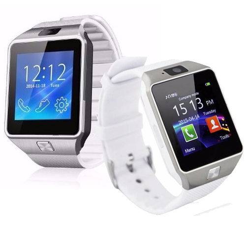 Kit 2 Relógios Smartwatch Dz09 Original Touch Bluetooth Gear Chip