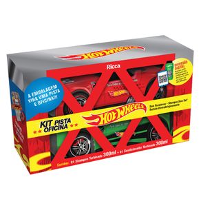 Kit Ricca Hot Wheels Pista Oficina (Shampoo e Condicionador) Conjunto