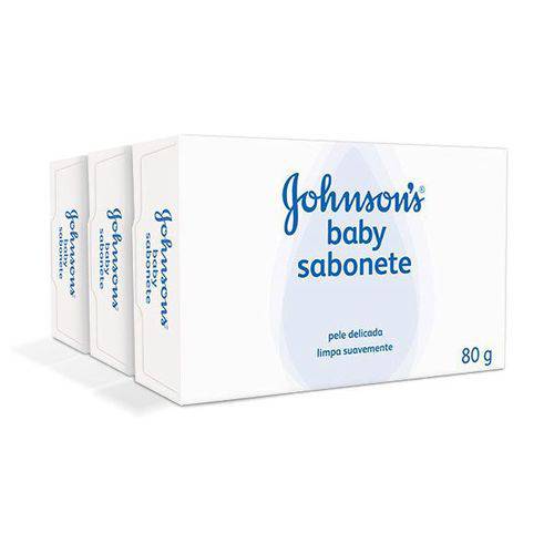 Kit Sabonete Johnson's Baby 80g Leve 3 Pague 2
