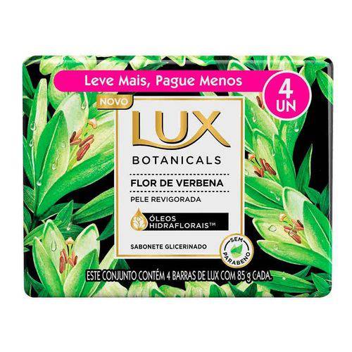 Kit Sabonete Lux Botanicals Flor de Verberna com 4 Unidades 85g