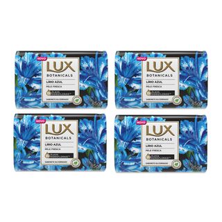 Kit Sabonete Lux Lirio Azul 85g 4 Unidades