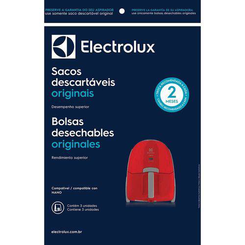 Kit Sacos Descartáveis Nano Electrolux com 3 Unidades