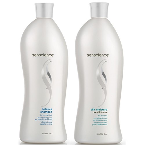 Kit Senscience Shampoo Balance + Condicionador Silk Moisture 1000ml