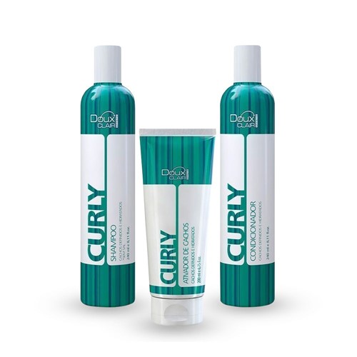 Kit Shampoo + Condicionador + Ativador Curly Effects Doux Clair